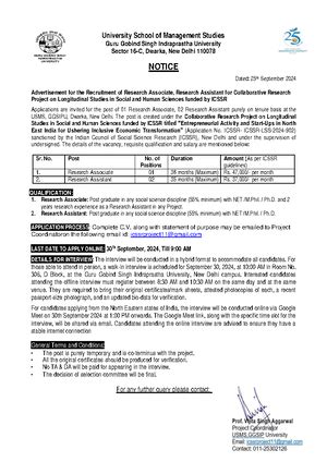 Proposal Format for Major/Minor Research Projects ICSSR 2024-25 - Studocu