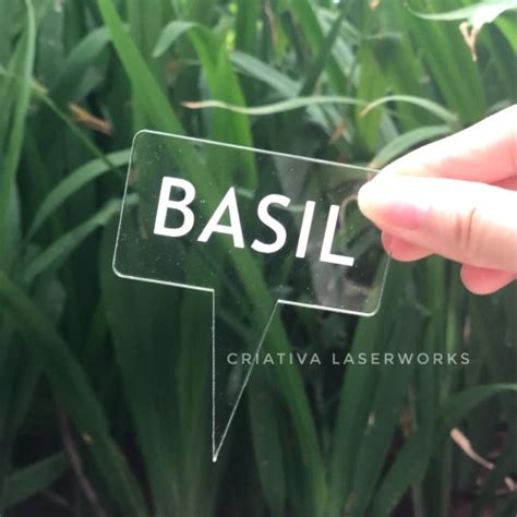 Jual Plant Name Tag Marker Plants Hiasan Taman Tanaman Pot Custom Nama ...