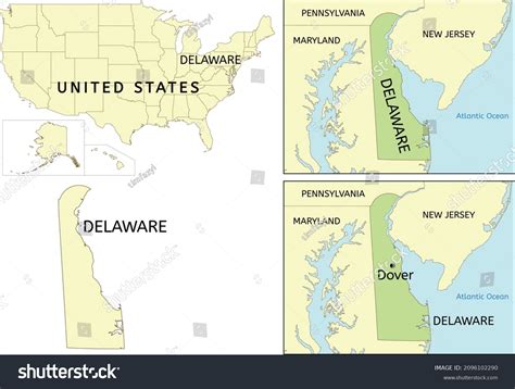 Delaware map state