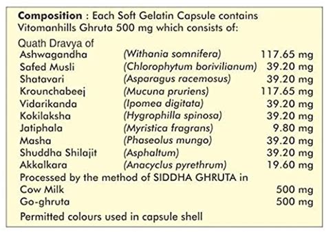 Buy HERBAL HILLS VITOMANHILLS - VALUE PACK 900 CAPSULE - (PACK OF 4 ...