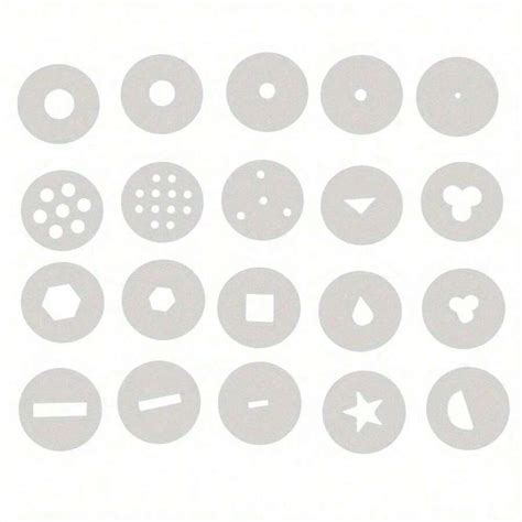 Extrusor de Argila com 20 Designs de Disco, Ferramenta de Modelagem de ...