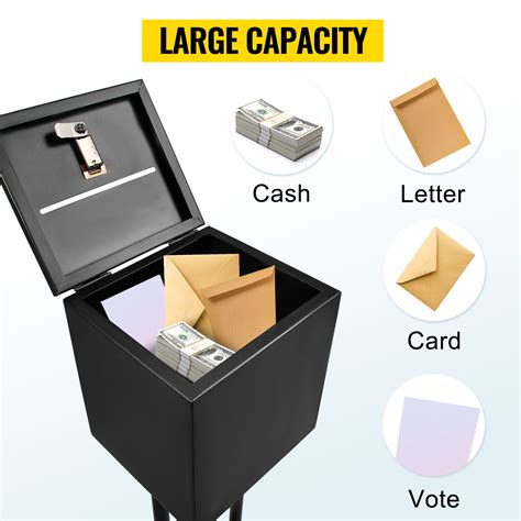 Pudełko na sugestie VEVOR 22 x 20 x 24 cm pudełko na sugestie pudełko ...