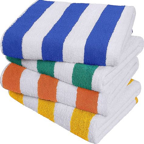 AYUS Turkish 100% Cotton 4 Piece Bath Towel Set, 400 GSM : Amazon.in ...