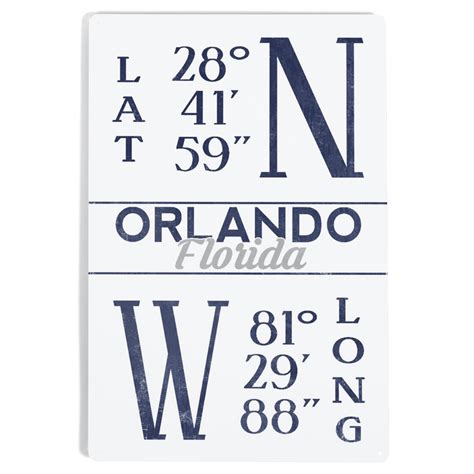 Latitude Longitude Of Orlando