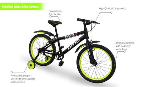 Buy omo Bikes Panda 20T Kids Bicycle Ideal for 5 to 8 Years Easy to ...