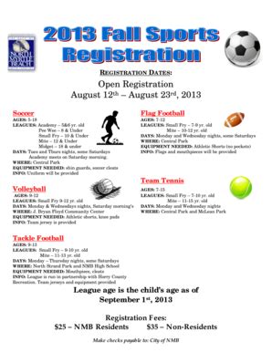 67+ Free Editable Sports Flyer Templates in MS Word [DOC] | pdfFiller