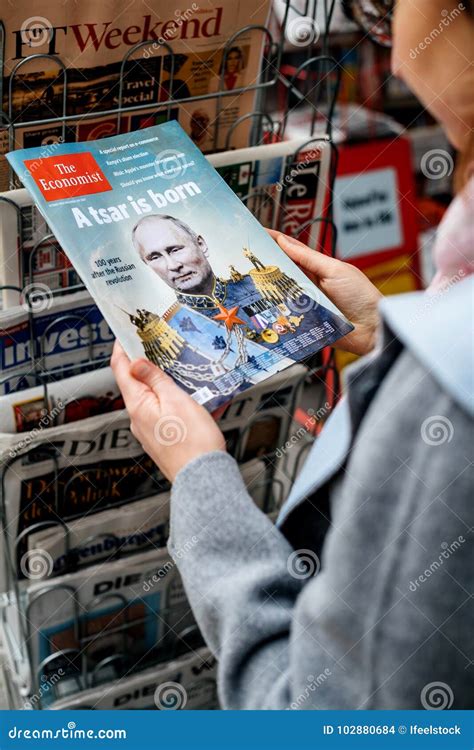 A Tsar is Born Vladimir Putin Newspaper Kiosk Editorial Stock Image - Image of newspaper ...