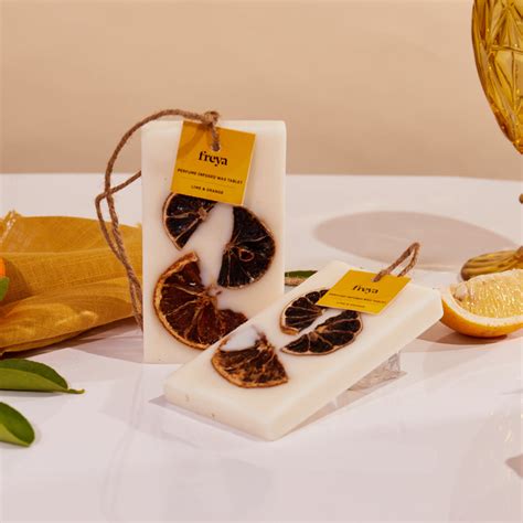 Lime Orange | Perfume Infused Wax Tablets (Set of 2) – Freya Home