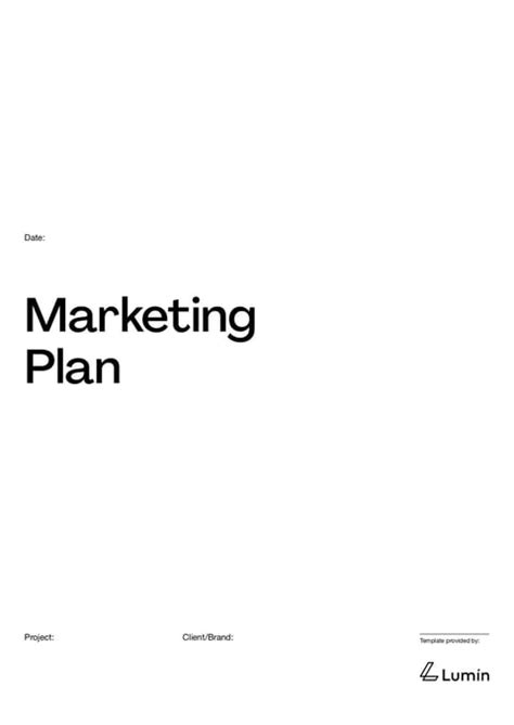 Marketing Plan Template 的图像结果