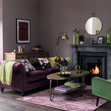 Ideal Home on Instagram: "Purple and green makes a stunning colour ...
