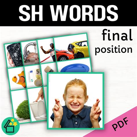 SH Words | Words ending with SH | Speech Therapy Resources | pdf ...