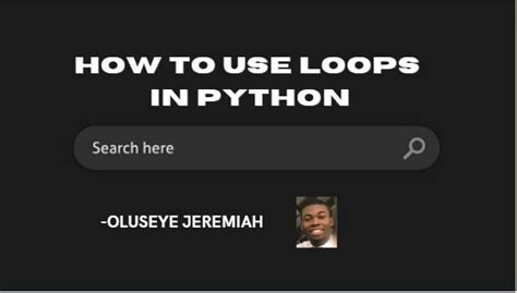 Image result for How to Use Loops in Python Shell Script
