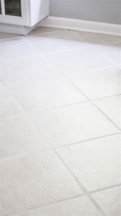 White Ceramic Tile Flooring