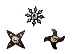 Tiger Claw Ninja Rubber Stars Assorted - 4 Points, 8 Points, Waver ...