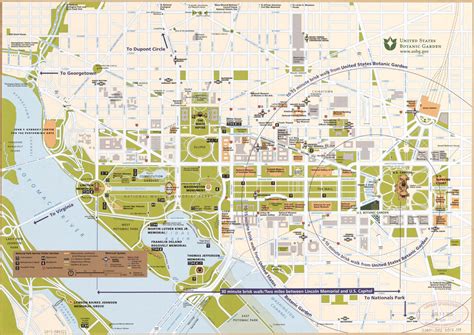 Washington D.C. National Mall Map – Monuments, Museums & Metro Routes