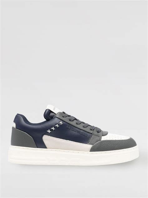 EMPORIO ARMANI: Shoes men - Grey | Emporio Armani sneakers X4X657XR101 ...