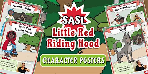FP - SASL - Little Red Riding Hood - Character Poster (CAPS)