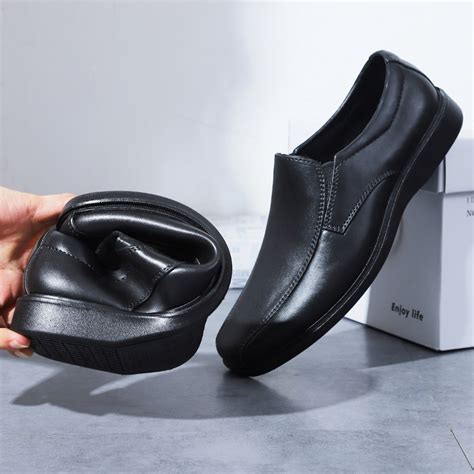 SHUTA (LJ232) fashion high-end new office school casual men's black ...