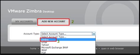 Setting up zimbra desktop accounts with GAL sync (Global Address List ...