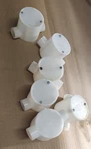 PVC Electrical Conduit Fitting for Junction Box 2 Way 1 inch 55mm (6 ...