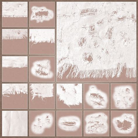 Torn Fabric Photoshop Brush