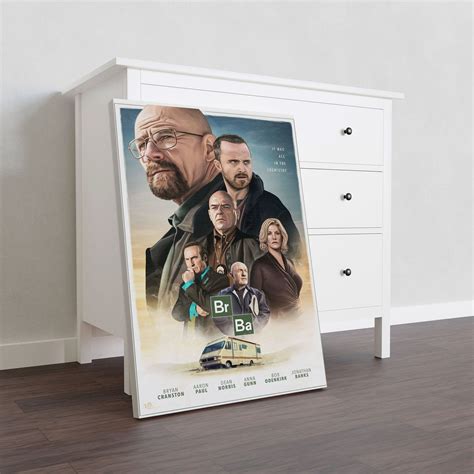 TV-Series | Breaking Bad Characters Framed Poster(Wall Art) – Lamron.co