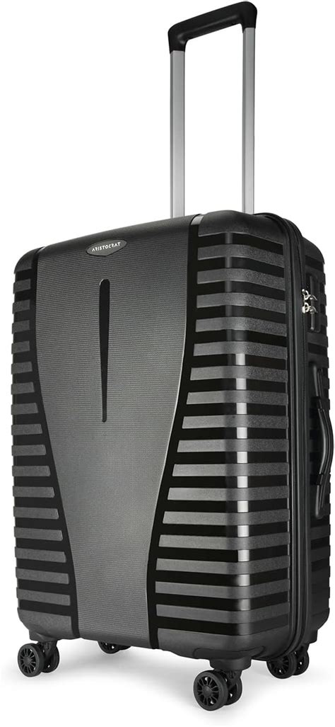 Ventex Germany Grey 28 Inch Polycarbonate Check-in 4 Wheel Trolley ...