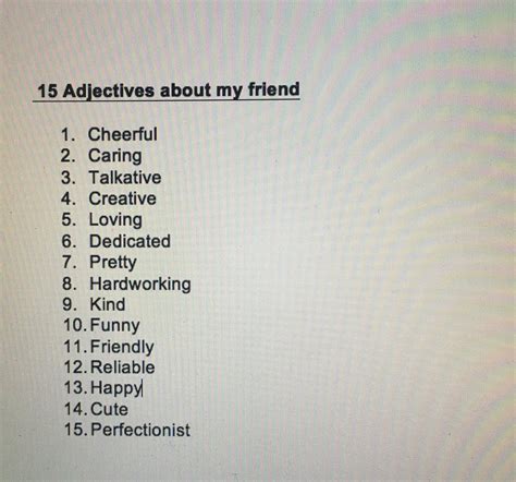 3 Adjectives to Describe a Best Friend - Fernanda-has-Sweeney