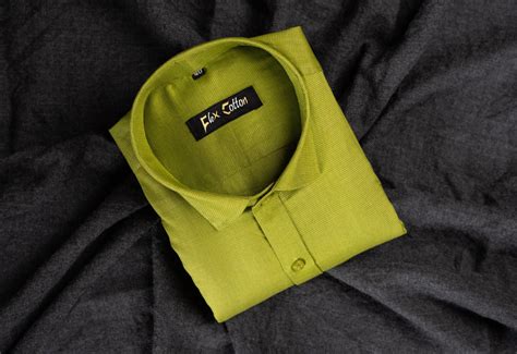 Mehendi Color Casa View Linen Shirt For Men's – Punekar Cotton