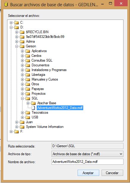 Adjuntar Base De Datos SQL Server 的图像结果
