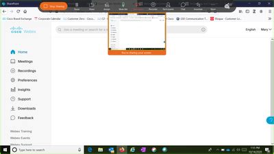 Image result for WebEx Floating Screen