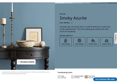 Smoky Azurite SW 9148 | Blue Paint Colors | Sherwin-Williams