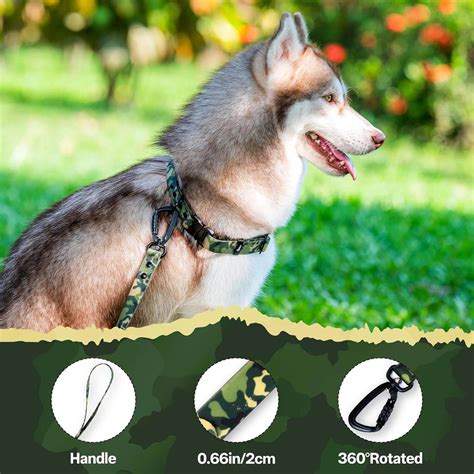 Army Print Biothane Leash - Waterproof Leashes for Dogs, Metal Hook, A ...