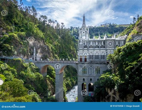 Las Lajas Sanctuary - Ipiales, Colombia Stock Photo - Image of religion ...