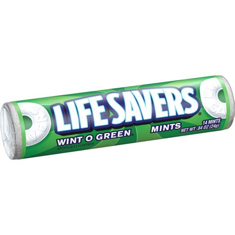 Life Savers Hard Candies, Wint-O-Green, 0.84 Oz Roll (20 Count) - RocketDSD