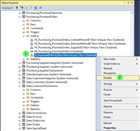 Drop Index SQL 的图像结果