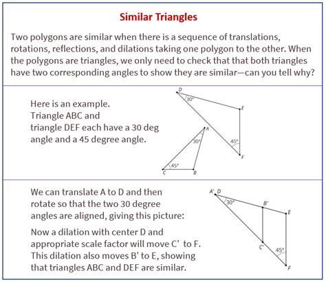 Image result for Similar Triangles Explained