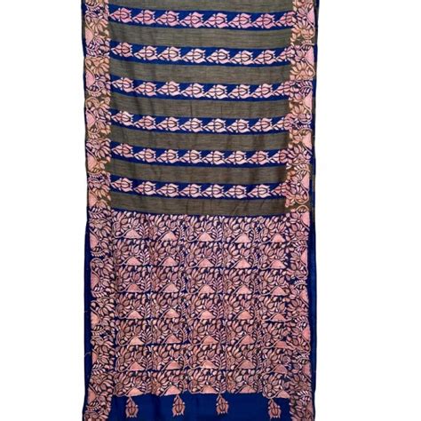 Nirguna: Shop original Kantha Hand Embroidered Work Silk Sarees online ...