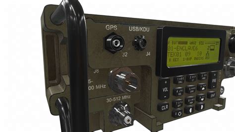 Radio military AN PRC-117G 3D model | CGTrader