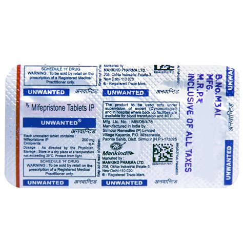 Unwanted Tablet 1's Price, Uses, Side Effects, Composition - Apollo ...