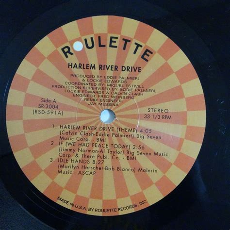 Yahoo!オークション - 14015962 【US盤/ROULETTE】Harlem River Drive ...