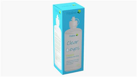 Contact Lens Fluid Packaging Clear Eyes 3D model | 3D Molier International