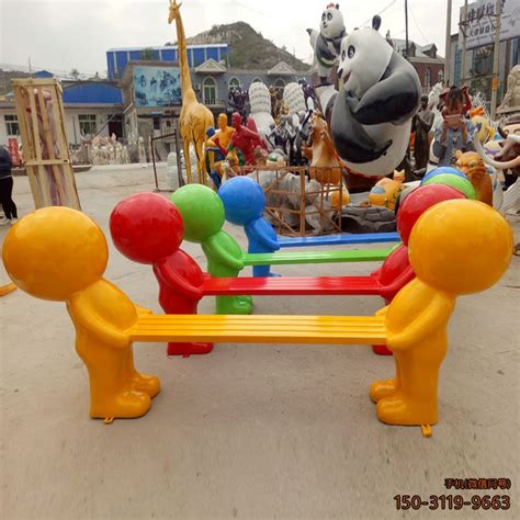 惠州盛美创意专业生产玻璃钢卡通休闲椅网红单身狗雕塑_盛美景观雕塑厂-站酷ZCOOL
