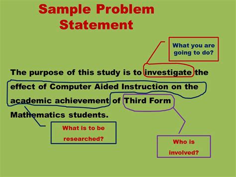 Image result for Problem Definition Example