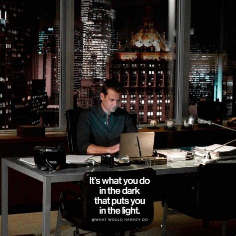 Harvey Specter • Suits on Instagram: “Its what you do in the dark that puts you out in the light ...