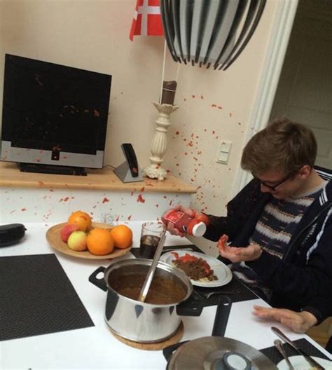 Clothes Fall Off in Kitchen 的图像结果