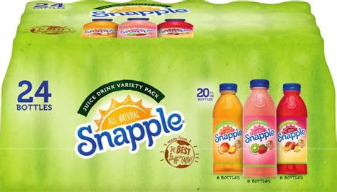 Snapple Juice Drink Variety Pack - 24 bottles, 20 fl India | Ubuy