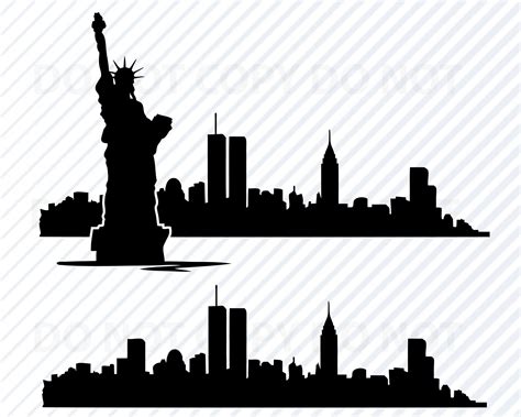 Nyc Background, New York City Skyline, City Skyline Silhouette, Nyc ...