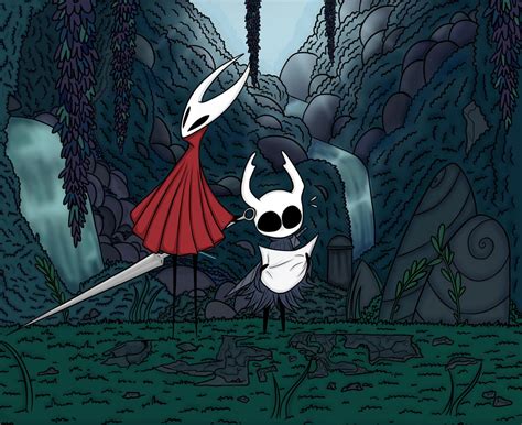 Fan art by Hollow Knight by 3lThirtyFivel5 on DeviantArt