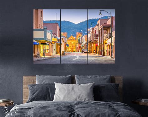 Santa Fe Canvas Print // Santa Fe New Mexico USA Street View - Etsy India
